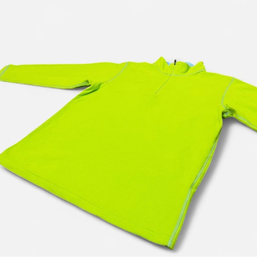 Men's Neon Green Pullover Fleece